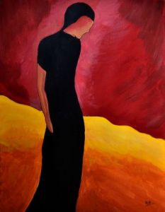 Voir le détail de cette oeuvre: Femme en robe noire